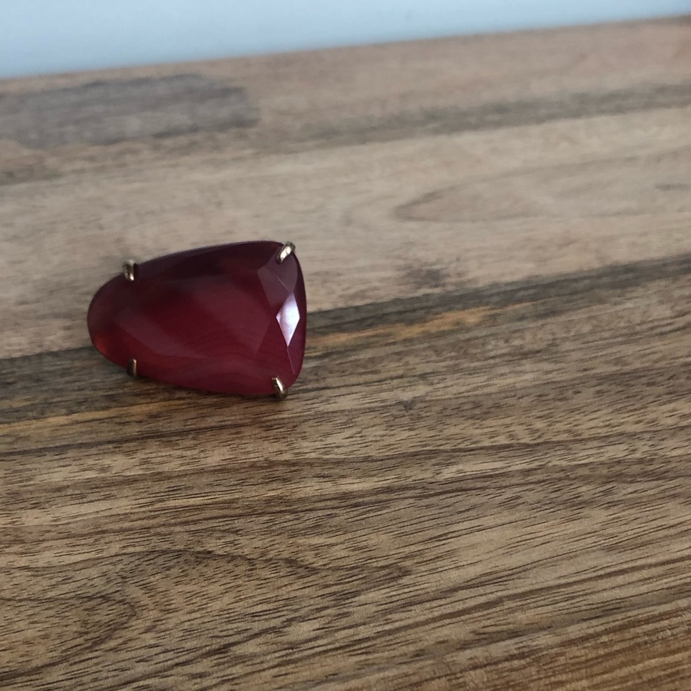 Kendra Scott Large Pink Stone Ring